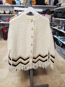 cream colored shawl