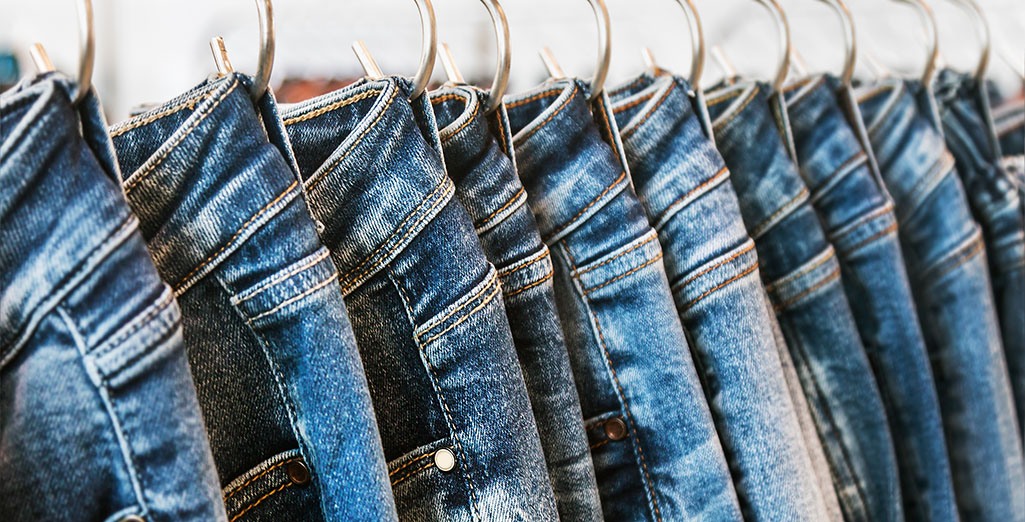 rack of jeans | Fetch Thrift Shop